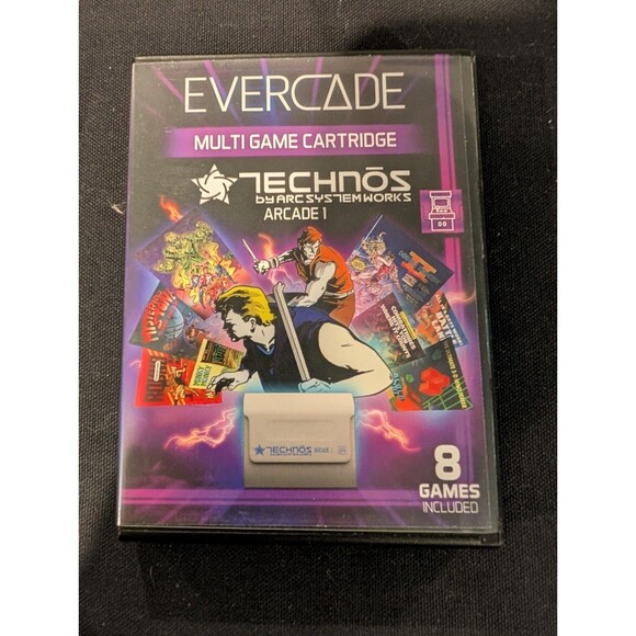 Evercade Technos Arcade 1 – Legacy OOP – Complete Mint Case & Manual - Picture 1 of 3